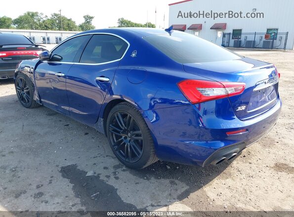 ZAM57YTS8J1290914 2018 MASERATI GHIBLI Blue Rear left