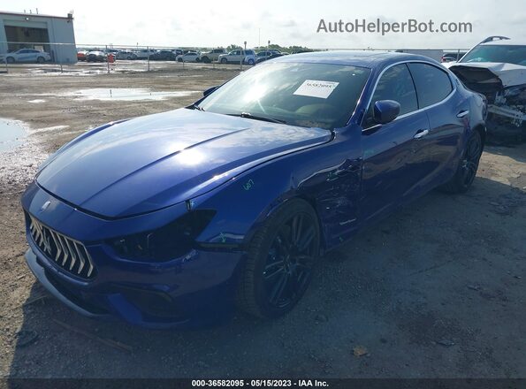 ZAM57YTS8J1290914 2018 MASERATI GHIBLI Blue Front left