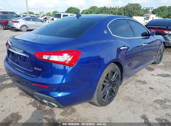 ZAM57YTS8J1290914 2018 MASERATI GHIBLI Blue Rear right