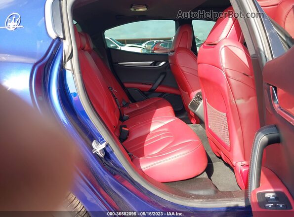 ZAM57YTS8J1290914 2018 MASERATI GHIBLI Blue VIN sticker view