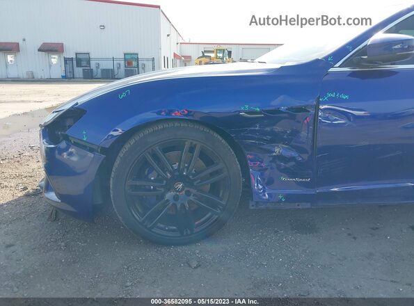 ZAM57YTS8J1290914 2018 MASERATI GHIBLI Blue Front view