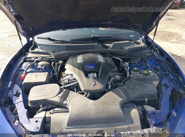 ZAM57YTS8J1290914 2018 MASERATI GHIBLI Blue Rear view