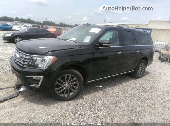 1FMJK1KT5LEA87750 2020 FORD EXPEDITION MAX Black წინა მარცხენა ხედი სამი მეოთხედიდან