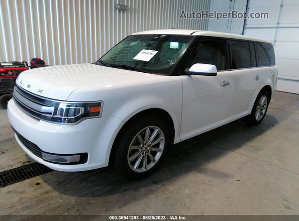 2FMGK5D83KBA22657 2019 FORD FLEX White Vista tres cuartos delantera izquierda