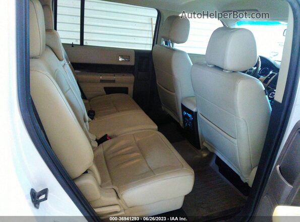 2FMGK5D83KBA22657 2019 FORD FLEX White Vista de la etiqueta del VIN