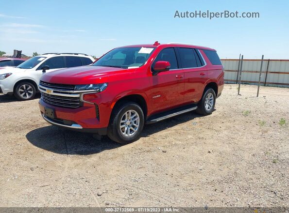 1GNSCNKD5PR365560 2023 CHEVROLET TAHOE Red Vista tres cuartos delantera izquierda