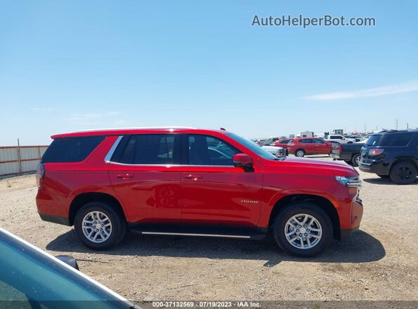 1GNSCNKD5PR365560 2023 CHEVROLET TAHOE Red Vista interior trasera