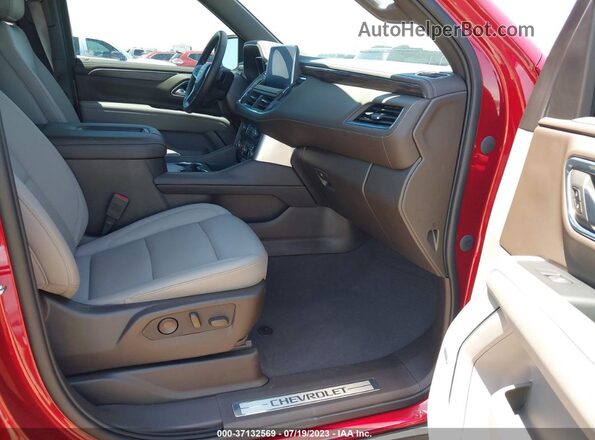 1GNSCNKD5PR365560 2023 CHEVROLET TAHOE Red Vista interior delantera