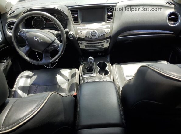 5N1DL0MM8KC504282 2019 INFINITI QX60 White Vista del salpicadero
