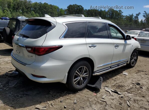 5N1DL0MM8KC504282 2019 INFINITI QX60 White Trasero derecho