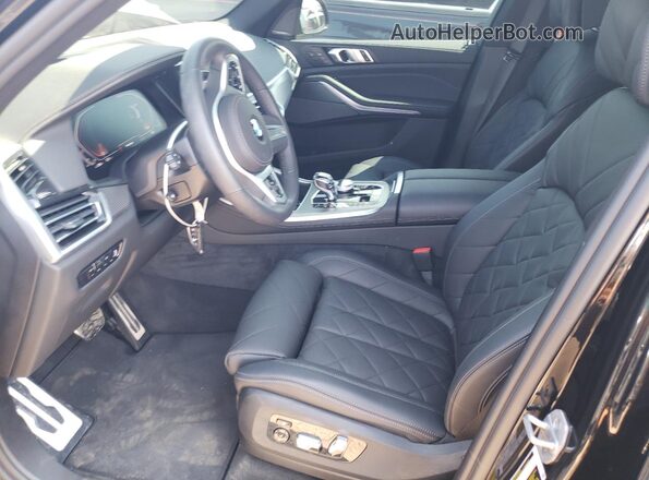 5UXCR6C04P9R98871 2023 BMW X5 Black სალონის 360-გრადუსიანი ხედი