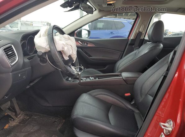JM1BN1W36H1125916 2017 MAZDA 3 Red Front interior view