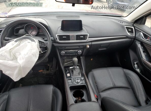 JM1BN1W36H1125916 2017 MAZDA 3 Red Dashboard view