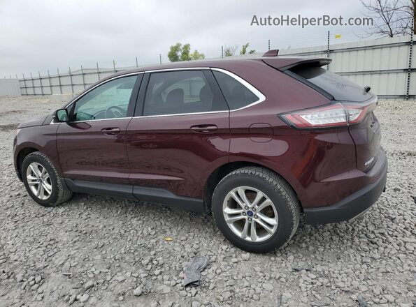 2FMPK4J97JBC61702 2018 FORD EDGE Burgundy Հետևի ձախ