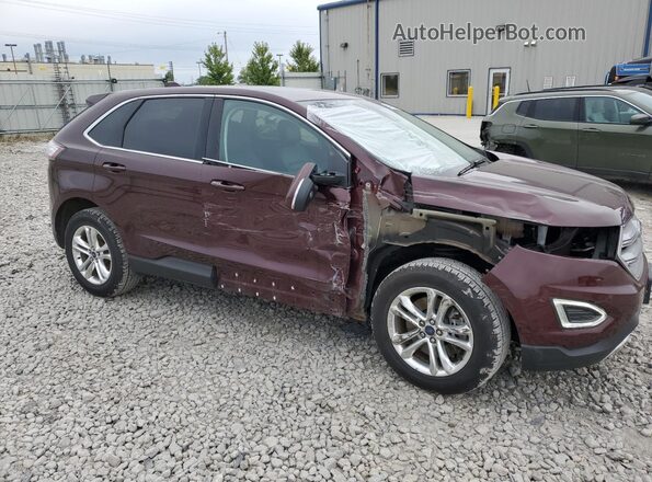 2FMPK4J97JBC61702 2018 FORD EDGE Burgundy Առջևի աջ