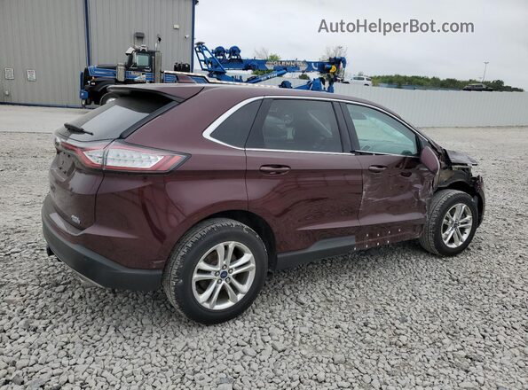 2FMPK4J97JBC61702 2018 FORD EDGE Burgundy Հետևի աջ
