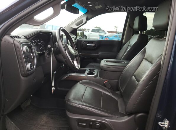 3GTP8DED5LG363873 2020 GMC SIERRA Синий Вид салона спереди