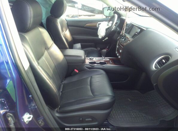5N1DR2MM2JC658673 2018 NISSAN PATHFINDER Blue Вид салону спереду