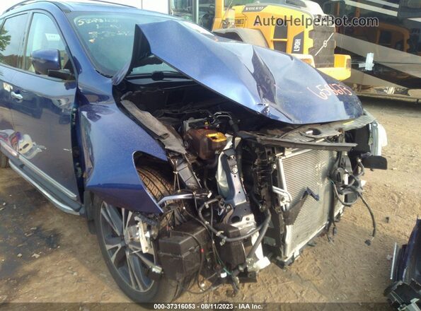 5N1DR2MM2JC658673 2018 NISSAN PATHFINDER Blue Вид спереду