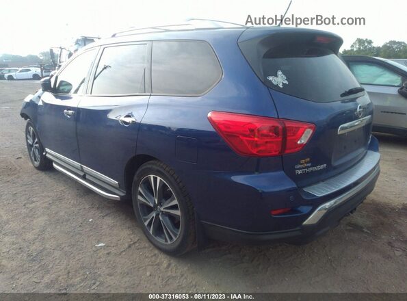 5N1DR2MM2JC658673 2018 NISSAN PATHFINDER Blue Задня ліва чверть