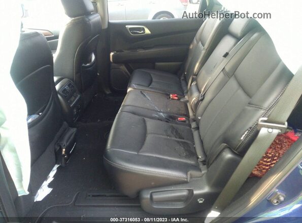 5N1DR2MM2JC658673 2018 NISSAN PATHFINDER Blue Вид наклейки з VIN-кодом