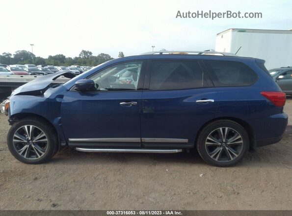 5N1DR2MM2JC658673 2018 NISSAN PATHFINDER Blue Панорамний вид салону 360°