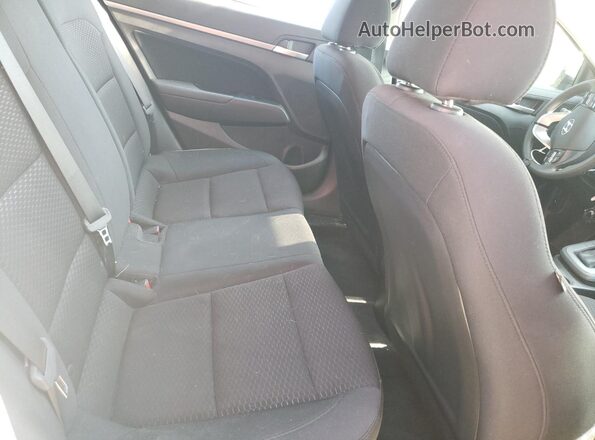 5NPD84LF5KH408274 2019 HYUNDAI ELANTRA White Հետևի նստատեղերի տեսք