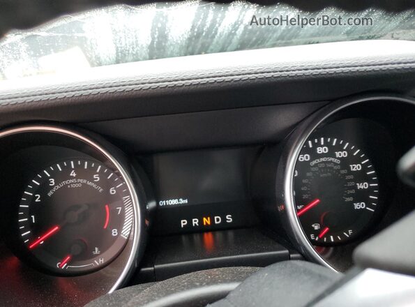 1FA6P8TH2L5175093 2020 FORD MUSTANG Black Instrument cluster view