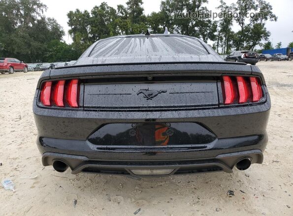1FA6P8TH2L5175093 2020 FORD MUSTANG Black Rear view