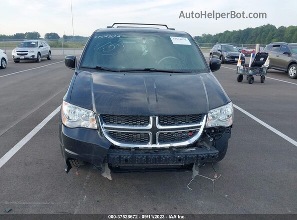 2C4RDGCG4HR853077 2017 DODGE GRAND CARAVAN Black Instrument cluster view