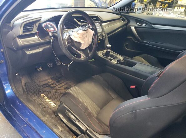 2HGFC3A58HH751448 2017 HONDA CIVIC Blue წინა პანელის ხედი