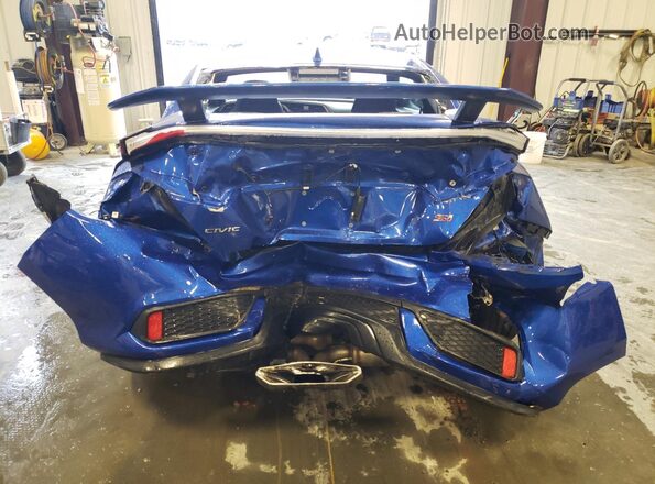 2HGFC3A58HH751448 2017 HONDA CIVIC Blue უკანა ხედი