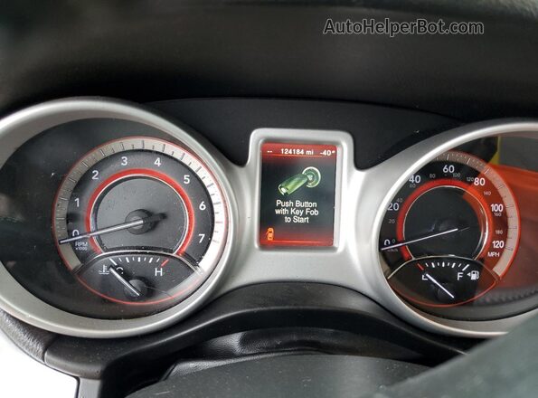 3C4PDCAB5JT167446 2018 DODGE JOURNEY Silver Вид щитка приладів