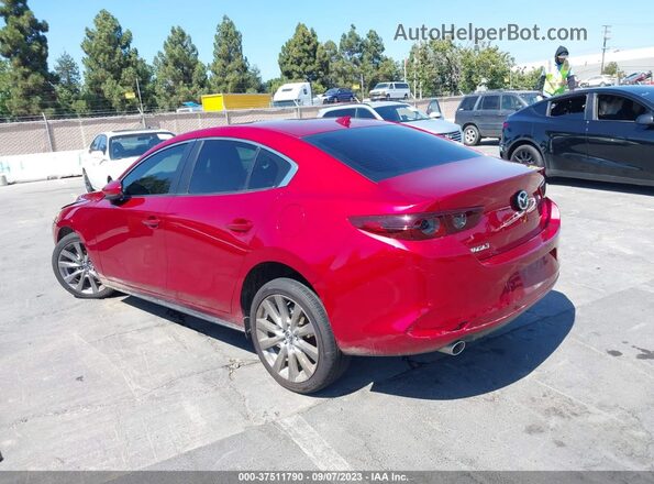 3MZBPADL8KM108264 2019 MAZDA 3 Red Rear left