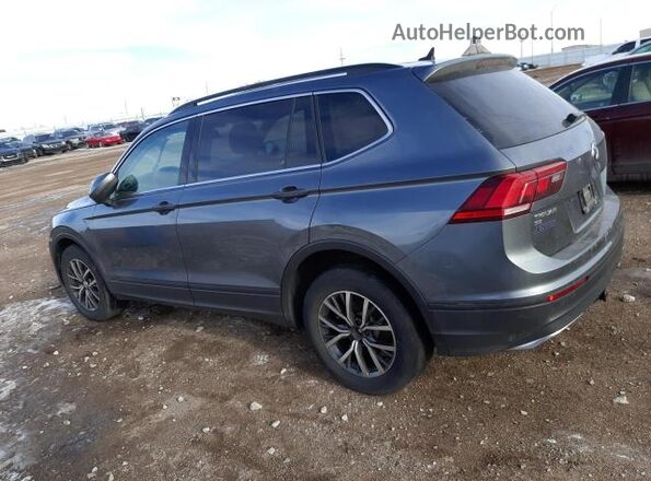 3VV2B7AX3KM011258 2019 VOLKSWAGEN TIGUAN Blue Задня ліва чверть