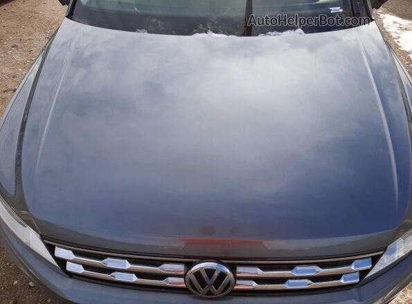 3VV2B7AX3KM011258 2019 VOLKSWAGEN TIGUAN Blue Вид задньої частини салону
