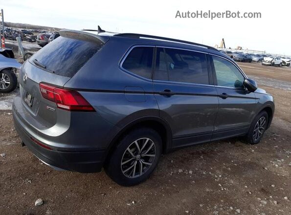 3VV2B7AX3KM011258 2019 VOLKSWAGEN TIGUAN Blue Задня права чверть