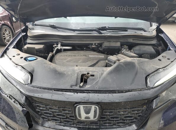 5FNYF7H52LB004096 2020 HONDA PASSPORT Blue Rear interior view