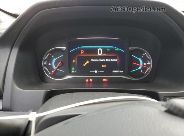5FNYF7H52LB004096 2020 HONDA PASSPORT Blue Instrument cluster view