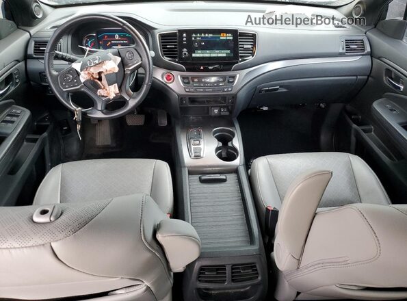 5FNYF7H52LB004096 2020 HONDA PASSPORT Blue Dashboard view