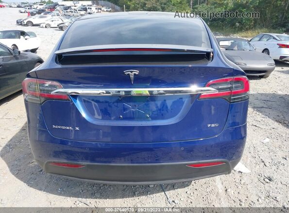 5YJXCBE23GF018161 2016 TESLA MODEL X Blue 