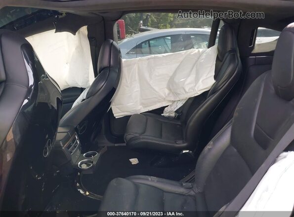 5YJXCBE23GF018161 2016 TESLA MODEL X Blue VIN კოდის სტიკერის ხედი