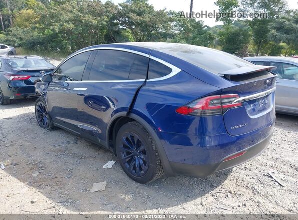 5YJXCBE23GF018161 2016 TESLA MODEL X Blue უკანა მარცხენა