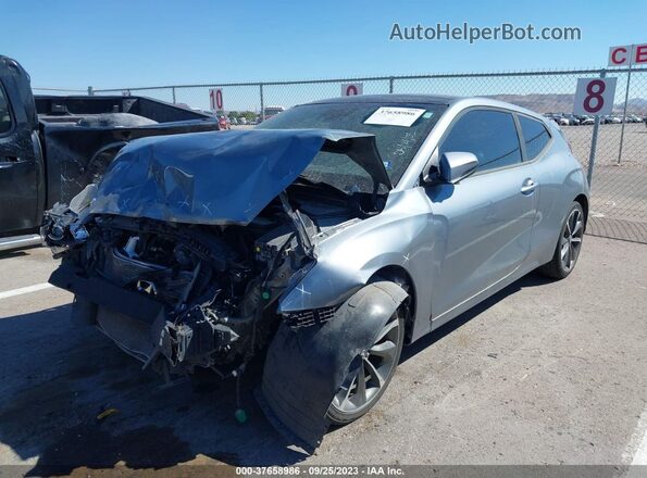 KMHTG6AF1KU014396 2019 HYUNDAI VELOSTER Silver Vista tres cuartos delantera izquierda