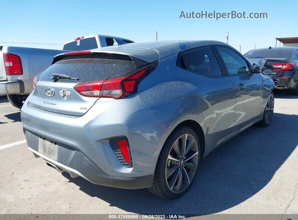 KMHTG6AF1KU014396 2019 HYUNDAI VELOSTER Silver Trasero derecho