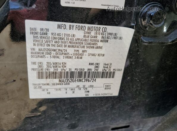 MAJ3S2GE4MC396724 2021 FORD ECOSPORT Burn Widok komory silnika