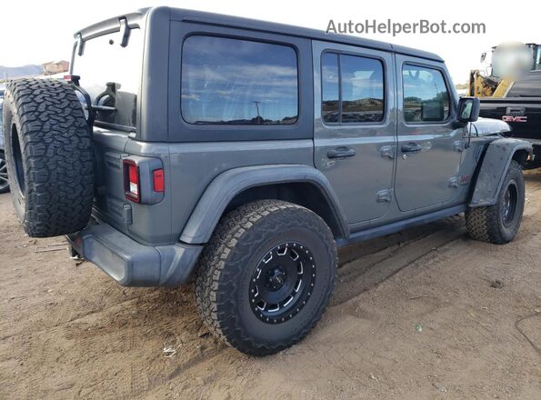 1C4HJXFN2KW502018 2019 JEEP WRANGLER Gray Trasero derecho