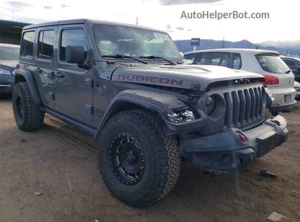1C4HJXFN2KW502018 2019 JEEP WRANGLER Gray Delantero derecho