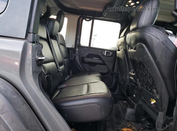 1C4HJXFN2KW502018 2019 JEEP WRANGLER Gray Vista de los asientos traseros