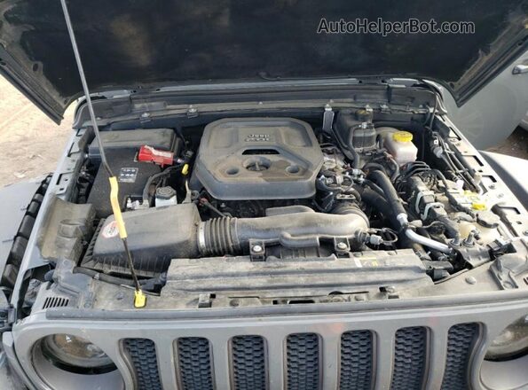 1C4HJXFN2KW502018 2019 JEEP WRANGLER Gray Vista interior trasera